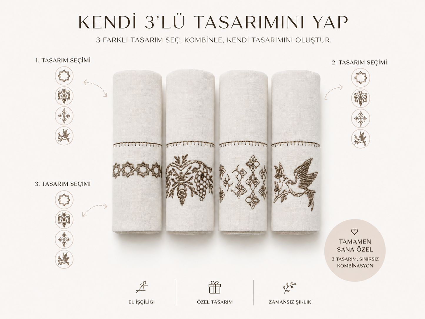 Kendi 3'lü setini tasarla!